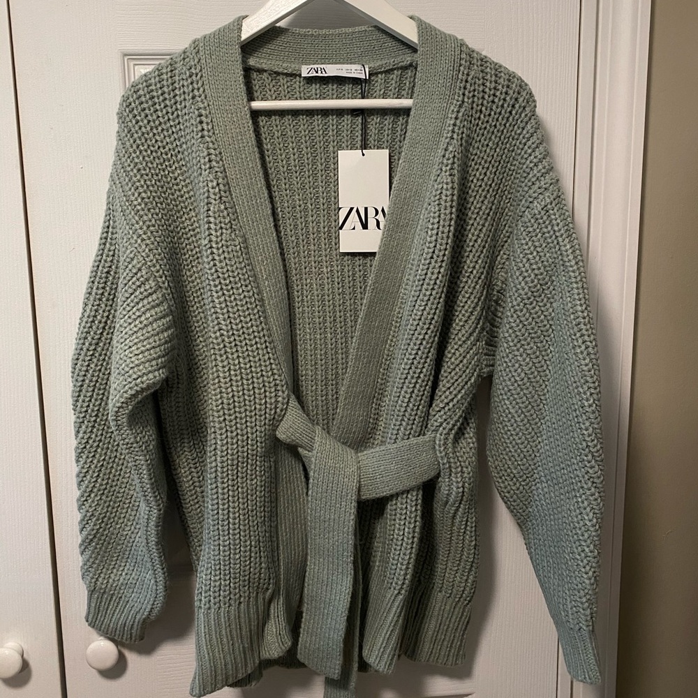 Green Cardigan